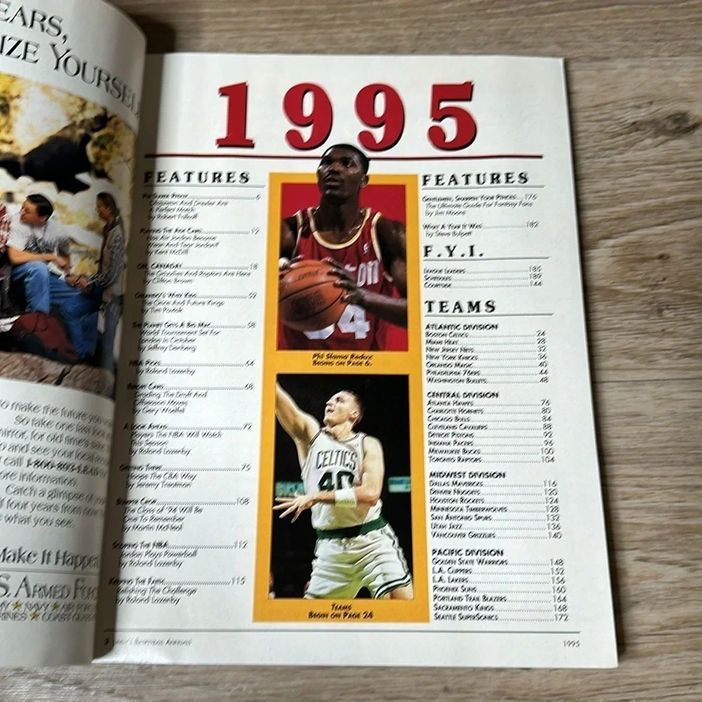 NBA Michael Jordan Lindy's Pro 95-96 Annual Magazine Book- Clash of The Titans